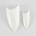 MAKARTT® 500 Sharp Ending French Acrylic Nail Art Tips Stiletto False Nail Tips Three Colors (White)