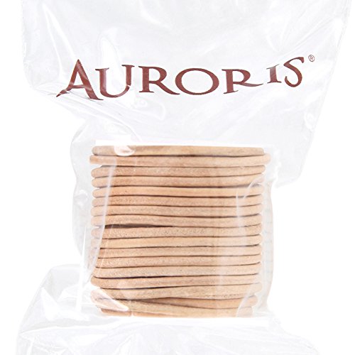 Auroris 10 m Rolle Lederband, rund Durchmesser 3 mm, natur - 2