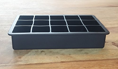 15-fach XL Eiswürfelform aus Silikon, riesige Eiswürfel, XXL Eiswürfel 3 x 3 x 3 cm - 3