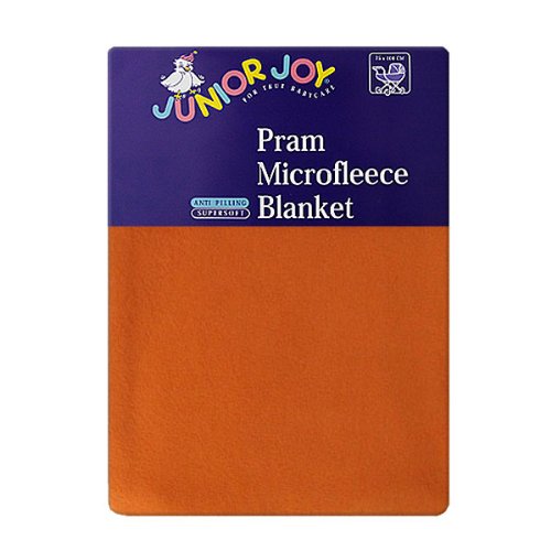 Junior Joy Pram Fleece Blanket (Orange)