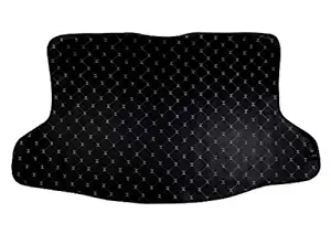 trufit PVC Luxury Tailor Made Car Dicky/Boot/Trunk Mat for Next Generation Hyundai Verna 2017-2018 (Black)