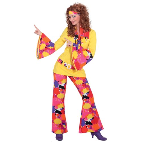 Preisvergleich Produktbild Damen Schlaghose, pink-bunt, Gr. 42