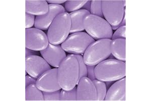 MES FETES - LES COLIS DE LA FÊTES 1kg Dragées Chocolat Parme- Fabrication Française 50% Cacao - Mes Fêtes - Mariage bapteme communion Dragées au chocolat couleur violet - environ 270 dragées