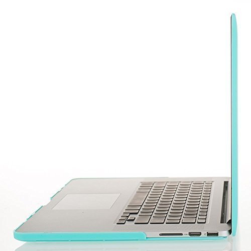 MOSISO Ultra Slim Plastik Hartschale Schutzhülle Hülle Snap Case für Macbook Pro 13 Zoll mit Retina Display NO CD-ROM Drive (A1502 / A1425), Türkis - 6