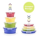 ۞ Seguro para Microondas, Lavavajillas y Congeladores: Este conjunto de recipientes de alimentos es apto para lavavajillas para una limpieza sin complicaciones. También es apto para el congelador y permite guardar cómodamente las sobras, y se puede colocar en el microondas para cuando necesite calentar su comida fría directamente desde el refrigerador.