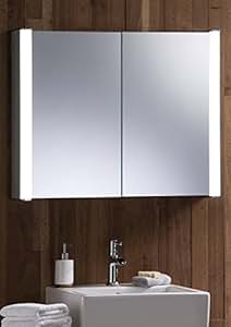 LED beleuchteter Badezimmer Spiegelschrank (Tageslichtweiß bei 6500K