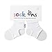 Sock Ons 0-6 Months in WHITE - TWIN PACK (Gift Wrap Available)