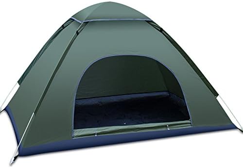 1-2 People Outdoor Camping Supplies Hydraulic Automatic Convenient Tents Three Usage Tents (Army Green, 1-2 person)
