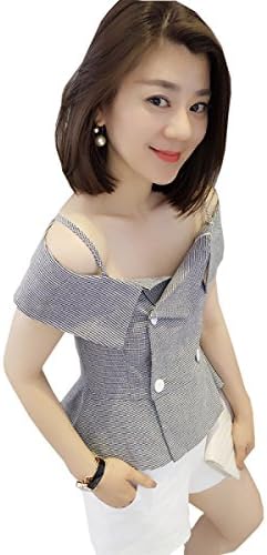 WHTCE Women's T-shirt Short Sleeves No Wrinkles Sunscreen Overall Beauty Antiwear Unique,B-XL