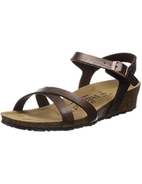 Papillio Alyssa Birko-Flor Damen Knöchelriemchen Sandalen mit Keilabsatz