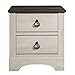 Produktbild Standard Möbel 51207 rivervale Distressed 2 Schubladen Nachttisch, weiß