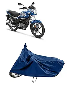 Tricway Bike Body Cover for Hero Super Splendor with Water Resistant Polyester Fabric (Navy Blue)