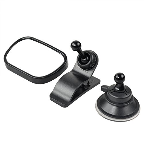 Starcrafter Auto Baby Spiegel Einstellbare Rückspiegel für Babyschalen mit Saugnäpfe und Klammer - 7