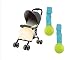 Affe 2pcs/lot Glossy Blanket Clip Anti Tipi Clip for Baby Stroller , Blue