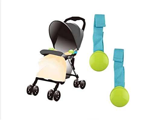 Affe 2pcs/lot Glossy Blanket Clip Anti Tipi Clip for Baby Stroller , Blue