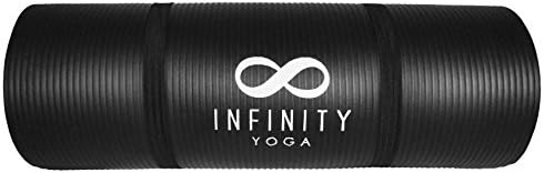 Extra Thick 15mm Yoga Mat (Black)