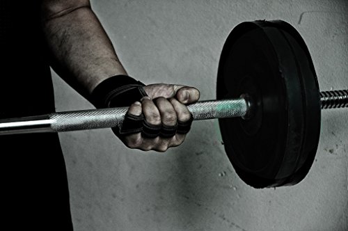 SEEU Herren Trainingshandschuhe mit Handgelenkbandage für Bodybuilding, Crossfit, Krafttraining, 5 Farben, Gr. S bis L - 7