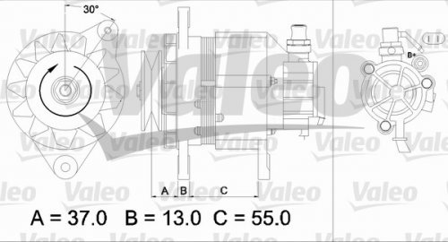 Preisvergleich Produktbild Valeo 437146 Generator