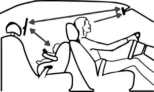 Rücksitzspiegel für Babys von Steppenläufer | Babyspiegel für’s Auto (Kindersitz-Spiegel) – Autospiegel / Rückspiegel für’s Baby, splitterfreier und extra großer Spiegel für die Babyschale - 8