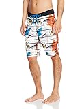 Regular Fit Chiemsee Herren Fixed Boardshorts Lonnie, Water Red, 30
