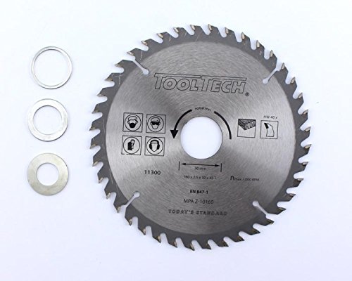 2 Stück HM Kreissägeblatt Sägeblatt 40 Z 180 x 30 / 16 mm