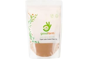 ‎GOODFARM GoodFarm Bio Ceylon Zimt Pulver 250g - Premium Qualität, Zertifiziert Bio | Echte Ceylon-Sorte | Überlegenes Aroma & Geschmack