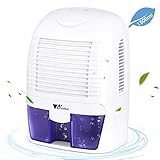 【Funcionamiento con menos ruido】el deshumidificador de aire del hogar funciona de manera silenciosa y produce solo un ruido de menos de 30 dB, por lo que no perturba su vida diaria