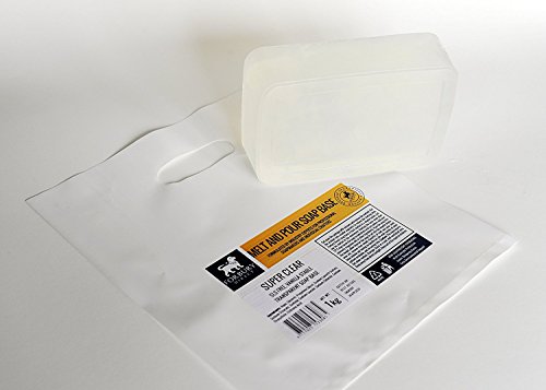 Glycerinseife transparent - Rohseife Seifenbasis 1 kg (SLS-frei)