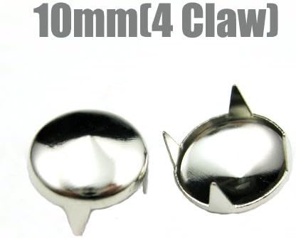 Anagela Kerry 5000 x Round Cone DIY Studs Rivet Nailhead Spots Rock Punk Spike 10mm Silver 10mm Silver