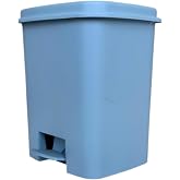 Plastik Dekoratif Mutfak Banyo &Ccedil;&ouml;p Kovası 6L Renkli Pedallı Mavi, Gri,Beyaz,Siyah Ofis Temizlik Kovası &Ccedil;&ouml;p Konteynırı Kolay T
