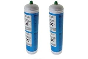 EUROTRE Lotto 2X Bombole CO2 600g monouso per gasatori domestici E290 (2)