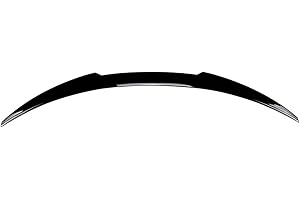 WPHLYZ Spoiler Posteriori Alettone Per BMW Serie 1 Per E82 Per E88 2005-2011 Ali Di Coda Auto Fisso Spoiler Ala Posteriore Accessori Decorazione Auto Spoiler Posteriore(Gloss Black)
