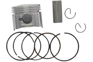 Xfight-Parts Complete Piston D39 mm with Piston Pins, Rings Clips, 4-Stroke 50 cc 139QMA/QMB REX (Qingqi) RS 450