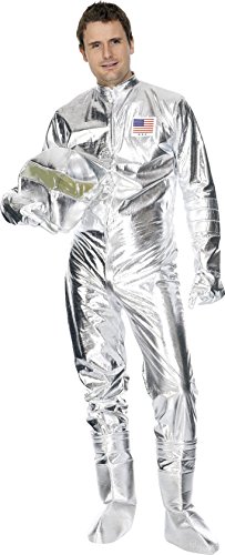 Smiffy's Adult men's Spaceman Costume, Jumpsuit, Hood, Gloves and Boot Covers, Troops, Serious Fun, Size L, 30821 reviews Smiffy's Adult men's Spaceman Costume, Jumpsuit, Hood, Gloves and Boot Covers, Troops, Serious Fun, Size L, 30821