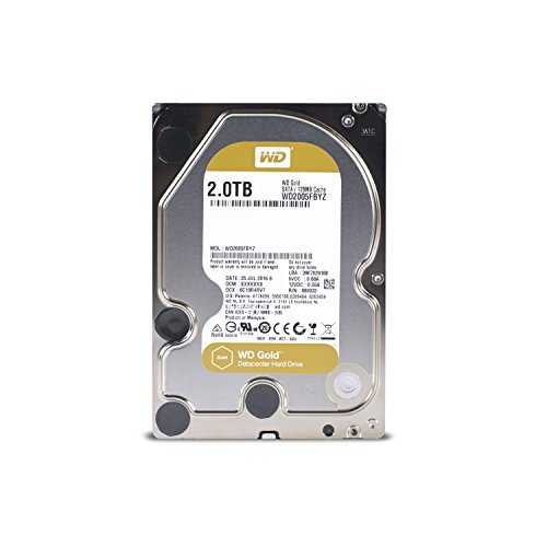 Western Digital Gold 2000GB Serial ATA III - Disco duro (2000 GB, Serial ATA III, 7200 RPM, 3.5