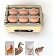 6 Eggs Automatic Incubator For Poultry Hatching, Automatic Flipping Temperature Control Function, Experimental Exploration Of Chicken, Duck, Goose, And Bird Egg Incubate,Gifts