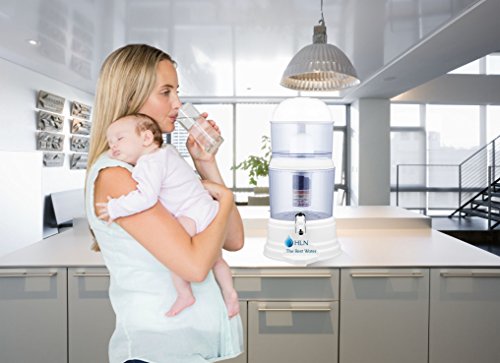 Filtro Purificador de Agua The best Water- Sistema con 5 Funciones: Filtra, Purifica, Mineraliza, Alcaliniza y Preserva - Elimina el Cloro, Bacterias, Químicos Dañinos e Impurezas