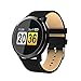 Produktbild HECHEN Q8 Fitness Armband Pulsmesser Wasserdicht IP67 Mobile Positionierung Blutdrucküberwachung Schrittzähler Kalorienzähler Fitness-Tracker Für iPhone Android Handy,Black