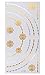 TAFLY Necklace Tempoary Tattoos Star Floral Assortment Glitter Metallic Gold Silver Temporary Flash Tattoos 6 Sheets
