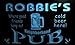 Produktbild pg545-b Robbie's Neighborhood Home Bar Pub Beer Neon Light Sign Barlicht Neonlicht Lichtwerbung