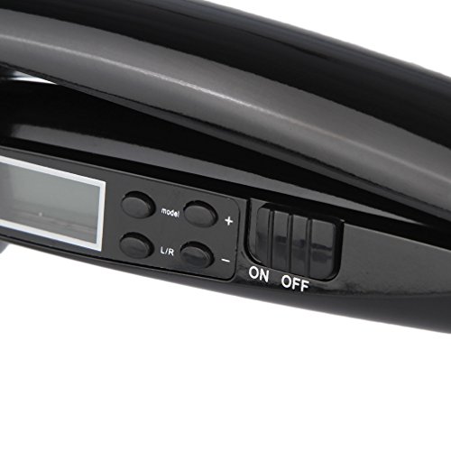 Lukis Curling Maschine Keramik Roller Lockenstab Curler Lockendreher LCD Automatischer Lockenwickler mit Euro-Stecker (Schwarz) - 5