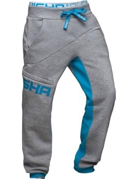 Shisha Boys Pant Sundag Ash/Encyan- Grau Jogginghose