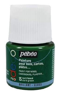 Pébéo 092015 Déco Acrylique 1 Flacon Vert Foncé 45 ML