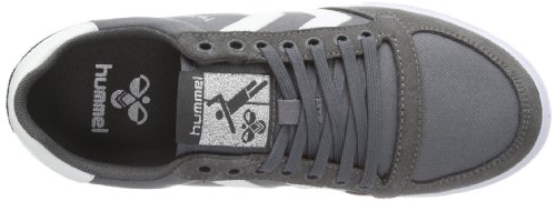 Hummel Sneaker Unisex Erwachsene – SLIMMER STADIL LOW – Freizeitschuh div. Farben – Halbschuh Leinen / Wildleder – Klassik Turnschuh Comfort Sohle - 7