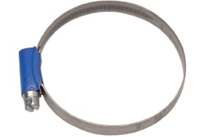Aparoli 841506 Original ABA - Schlauchschelle , 40 - 60 mm, Schneckengewinde, Bandbreite 9 mm, VE: 10 Stück, blau