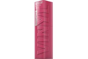 Maybelline New York Tinta Labbra a Lunga Tenuta Superstay Vinyl Ink, Per un Effetto Vinilico fino a 16H, Finish Luminoso e Senza Sbavature, Formula Vegana, Tonalità: 20 COY