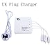 Price comparison product image Prevently New Creative 6 In1 AIR Battery Remote Charger Hub Parallel Dual USB For DJI MAVIC AIR Drone UK (White)