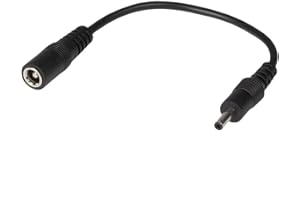 LINDY 70262 - kabel adaptera DC 2,5/5,5 mm gniazdo do wtyczki 1,35/3,5 mm do zasilaczy