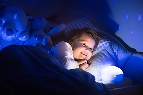 ANSMANN Sternenlicht Schlümpfe LED Nachtlicht Sternenhimmel Projektor Einschlafhilfe für Kinder Babys Stimmungslicht – stromparendes Orientierungslicht - 9