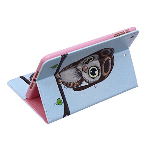 Für Apple iPad Mini 1 Schutzhülle, Für Apple iPad Mini 2 hülle, Für Apple iPad Mini 3 Schutzhülle, idatog(TM) Magnetische Schlag Buch Art Schutzhülle, Hohe Qualität Klassische Bunte Kühles Muster Design Premium PU Leder Faltender Pad Kasten mit Stand Funktion Folio Schutzhülle Perfekt Passt Für Apple iPad Mini 1/2/3 - 6